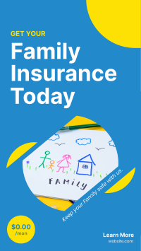 Get Your Family Insured Instagram Story