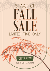 Fall Season Sale Poster