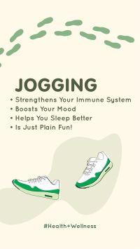 Jogging Facts Instagram Story