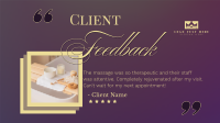 Spa Client Feedback Animation