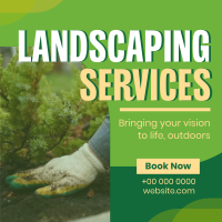 Helpful Landscape Service Instagram Post Design