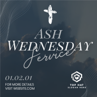 Cloudy Ash Wednesday  Instagram Post Image Preview