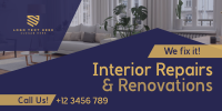 Home Interior Repair Maintenance Twitter Post