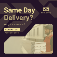 Professional Delivery Service Instagram Post Image Preview