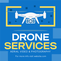 Drone Service Solutions Instagram Post Design