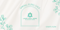 Spring Fling Sale Twitter Post