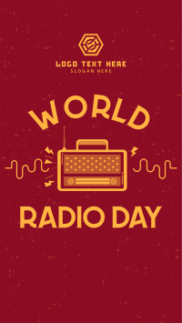 Simple Radio Day Facebook Story