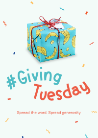 Quirky Giving Tuesday Flyer