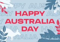 Australia Day Postcard example 4