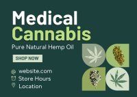 Healing Cannabinoids Postcard Image Preview