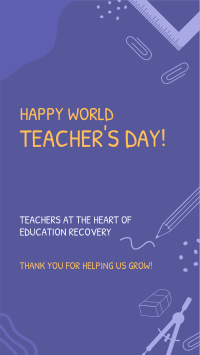 Happy Teacher's Day Facebook Story