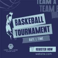 Sports Basketball Tournament Linkedin Post