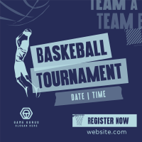 Sports Basketball Tournament Linkedin Post Image Preview