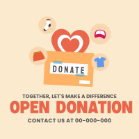 Charity Donation Instagram Post Design
