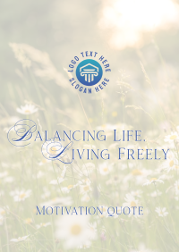 Balanced Life Motivation Flyer