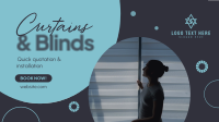 Curtains & Blinds Installation Animation