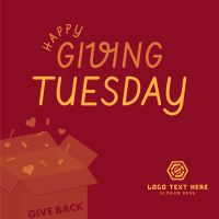 Cute Giving Tuesday Instagram Post Design