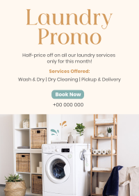 Affordable Laundry Flyer