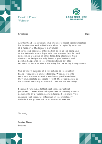 Abstract Professional Business Letterhead