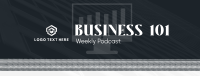 Business Talk Podcast Facebook Cover Design