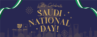 Celebrate Saudi National Day Facebook Cover Design