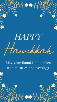 Hanukkah Celebration Facebook Story