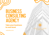 Consulting Company Postcard Design