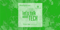 Glass Effect Tech Podcast Twitter Post