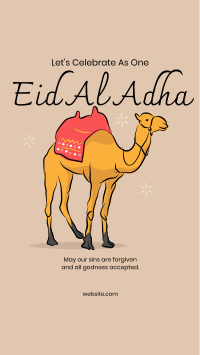 Eid Al Adha Camel Facebook Story