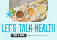 Health Wellness Podcast Postcard
