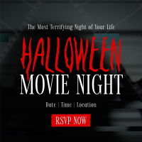 Halloween Movie Night Instagram Post Image Preview