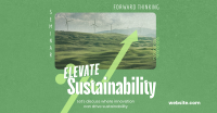 Elevating Sustainability Seminar Facebook Ad