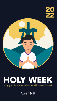 Blessed Week Facebook Story