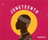 Beautiful Juneteenth Man Facebook Post