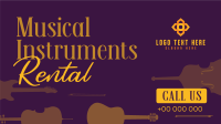 Music Instrument Rental Animation