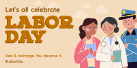 Happy Labor Day Twitter Post