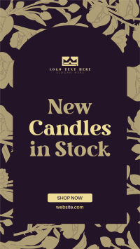 New Candle Collection Facebook Story