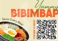 Yummy Bibimbap Postcard