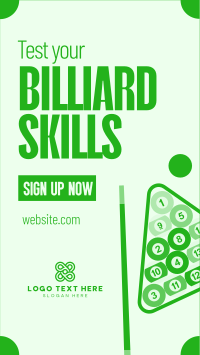 Modern Billiard Game Facebook Story