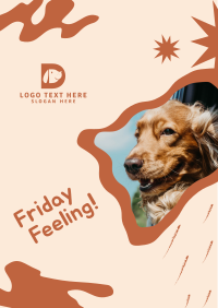 Doggo Friday Feeling  Poster