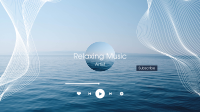 Ocean Music Cover YouTube Banner Image Preview