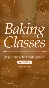 Baking Classes Instagram Reel Design