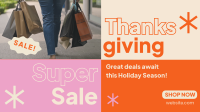 Super Sale this Thanksgiving Animation