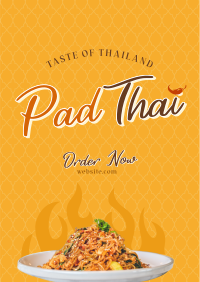 Authentic Pad Thai Poster