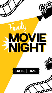 Family Movie Night TikTok Video