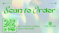 Scan To Order Facebook Event Cover Design