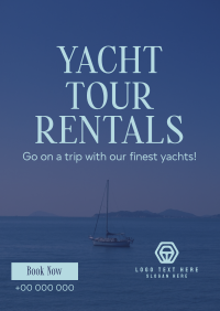 Relaxing Yacht Rentals Flyer