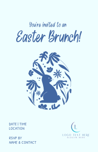 Fun Easter Bunny Invitation