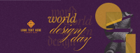 Contemporary Abstract Design Day Facebook Cover Design
