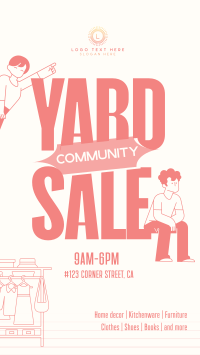 Community Yard Sale Instagram Reel Image Preview